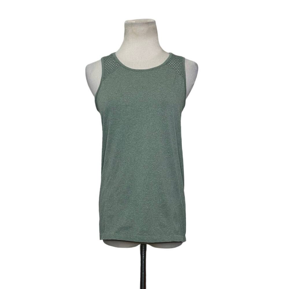 Green active tank top size M